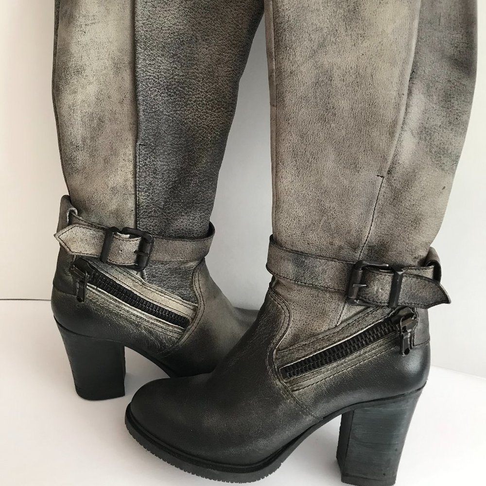 Ladies White Mountain Summit Tall Leather Boots